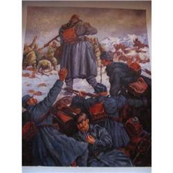 WW1 Austrian Soldiers Painting SCARCE #1812286