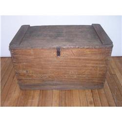 Antique Pine trunk / Coffee Table #1812297