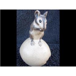 Poole Pottery Mouse on Apple #1812326