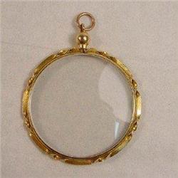 Double Sided Gold Photo Locket, Edwardian. #1812334