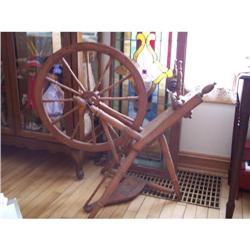 Antique Spinning Wheel #1812363