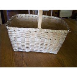 Oak Splint Handled Basket #1812377
