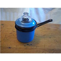 Blue Enamel Coffee Pot-1 1/8pts #1812388