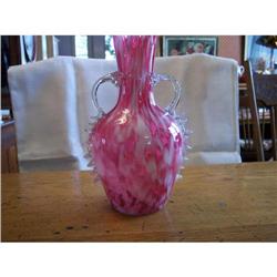 Cranberry Glass Vase #1812416