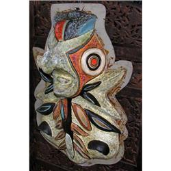 UNUSUAL ORIG LG MEXICAN INDIAN BIRD-SPIRIT MASK#1812588