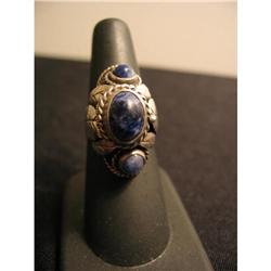 Taxco Poison Ring Sterling Silver Vintage #1812615