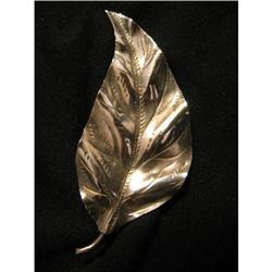 Vintage Brooch Signed 900 Silver Industria #1812616