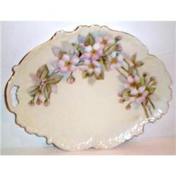 Hand Painted Limoges Pink Rose Tray #1812659