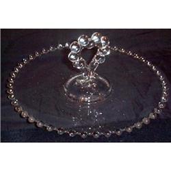 Candlewick Elegant Heart Handled Tray #1812669