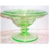 Image 1 : Green Party Line Depression Glass Mayonnaise #1812703