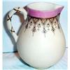 Image 1 : Royal Worcester Pink Decorated Pitcher, Creamer#1812719
