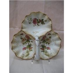 Hand painted Porcelain serving dish #1812969