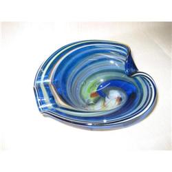 Unusual Murano glass Ashtray #1812970