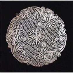 Small Silver Filigree Plate #1813054