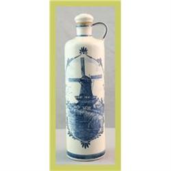 Blue Delft Jenever Bottle Ceramic Gin #1813131