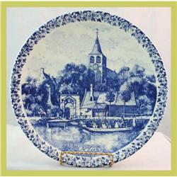 Blue Delft Plate Chemkefa Spring Ceramic #1813136