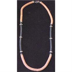 Cadoro nude & black glass necklace #1813204