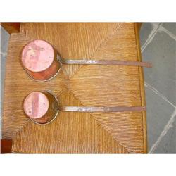 Set of 2 copper Pans from France #1813219