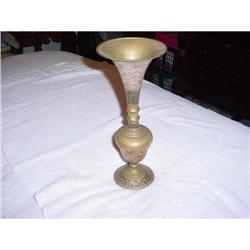 Oriental Brass Vase  #1813384