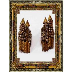 SIGNED MIRIAM Haskell SEED PEaRL Earrings #1813405