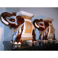 Pair of Ceramic Elephants! #1813407