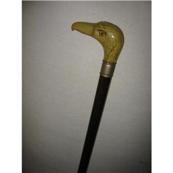 Attractive vintage bird head walking cane! #1813411