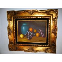 signed still life oil painting! #1813412