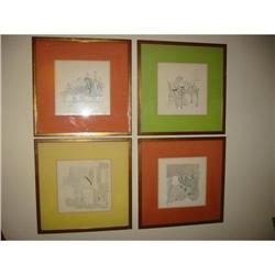 series of four etched art work!   #1813422