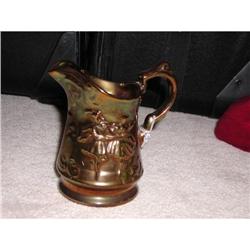 Antique Wade Copper Lusterware Pitcher #1813589