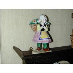 Vintage Statue of a Dutch Girl Delft?  #1813596