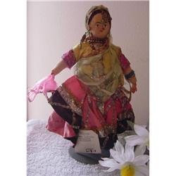 Doll Cloth Made in India Widows' Industry 9" #1813619