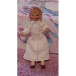 Doll All Bisque Painted  NURSE  #1813677