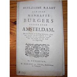 18th century book for Amsterdam #1813789