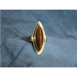 14 ct. Gold Ring with Tiger Eye #1813844