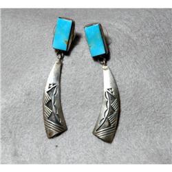  Handcrafted Turquoise Sterling Silver Overlay #1814071