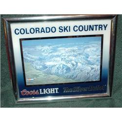 Coors Light Colorado Ski Country Sign  #1814072