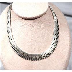 Italian Design Feather Sterling Silver necklace#1814076