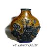 Image 1 : Yellow Base Blue Overlay Peking Glass Snuff #1814200