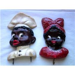 Kitchen towels holders Pair husband and wife #1814317