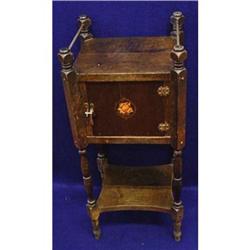 Mahogany Tobacco Smoke Stand SIZE: 28" h x 11" #1814331