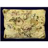 Image 1 : Plush Rose Embroidered Throw Pillow #1814341