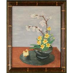  Daffodils & Apple Blossoms  by E. #1821955