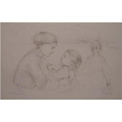 Playfull Mother and Baby   Lithograph by  Edna #1822153