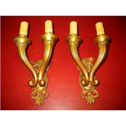 French gilt Bronze Sconces!  #1822443