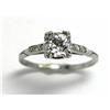 Image 1 : Platinum and Diamond Engagement Ring #1822612