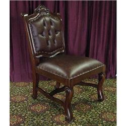 ANTIQUE VICTORIAN WALNUT GOTHIC ACCENT CHAIR #1822767