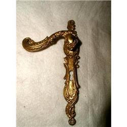 Bronze Door Handle With Keyhole 19th Century #1834311