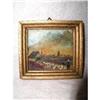 Image 1 : Dutch Oil Framed On Wood Petite C.1920 #1834312