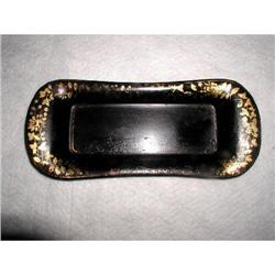 Tole Snuffer Tray Metal Hand Painted England #1834313