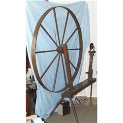 VINTAGE WALKING SPINNING WHEEL #1834489